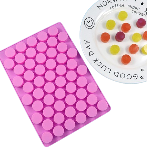 Molde de silicona circulitos mini 50 cav