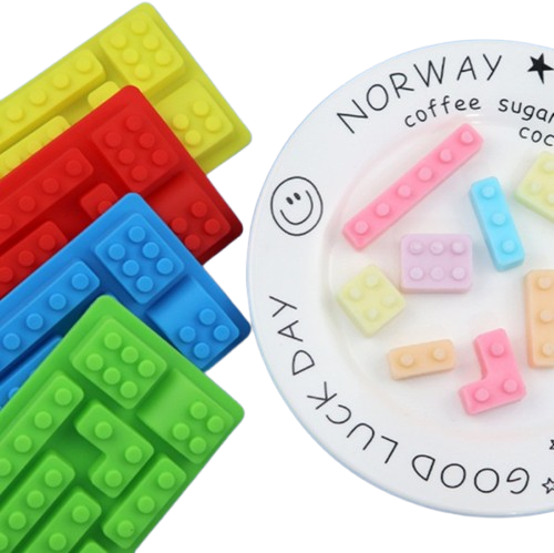 Molde de silicona Fichas De Lego