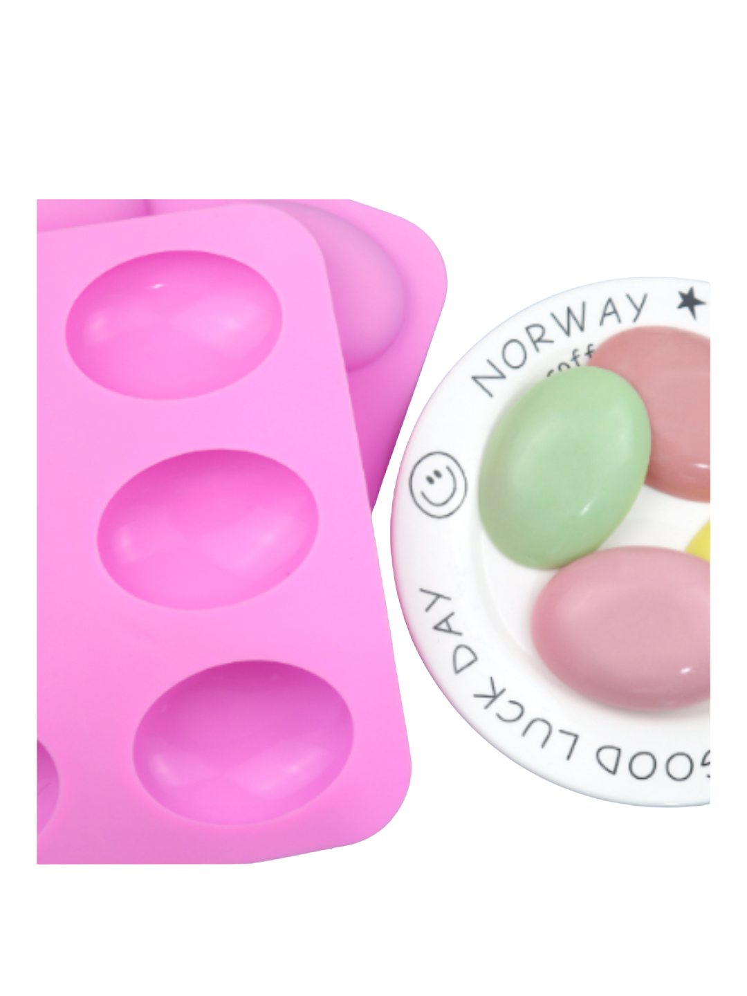 Molde de silicona jabones – 6 cavidades